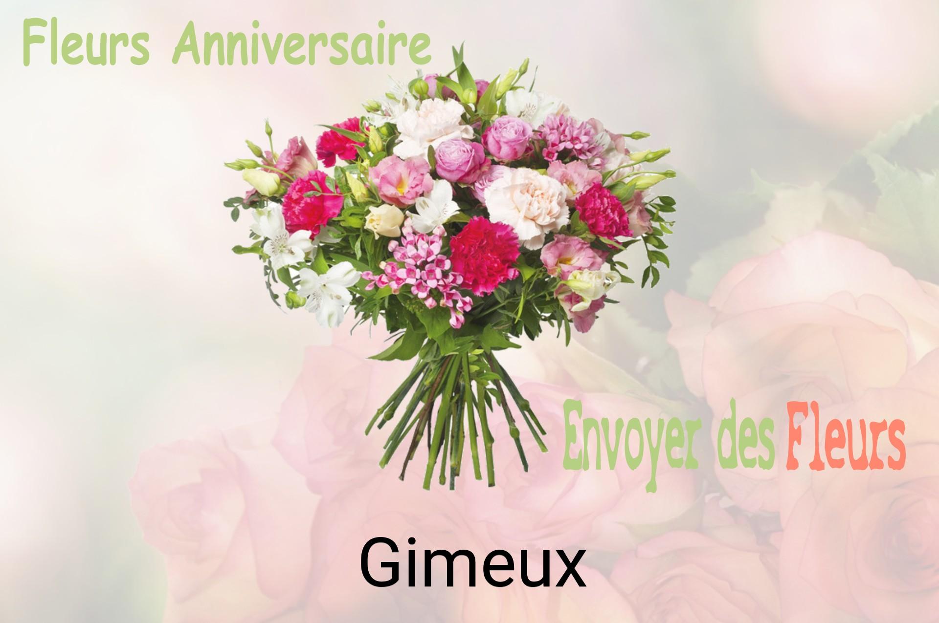 Bouquet de fleurs d’anniversaire livré à Gimeux